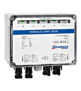 PV‑SPD‑Box T1/2, 2x MPPT, 1100VDC, MC4 Anschluss